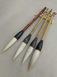 80年代凈純三相羊毫京提，高定款小長峰，極品細光峰純羊毫2支打包，牛角斗牛角頂，毛質細膩，極其軟糯，做工精細-677 歷史價格詳細信息