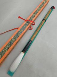 極品湘妃兼毫大斗筆，高貨定制兼毫斗筆一支，出峰8.3cm口徑23mm，玉化白水牛角筆斗筆頂，手感很好。紅精選-905 歷史價格詳細信息