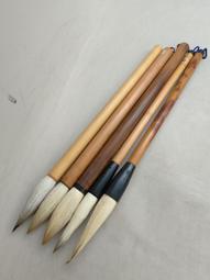 八九十年代，國畫筆，黑兼毫加三花兼毫15支打包，出峰:2.5-5.7cm，口徑:6.7-11.7mm，羊毫紫-1864 歷史價格詳細信息