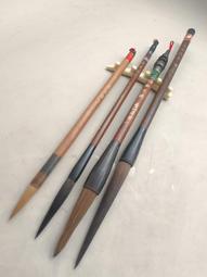 雙馬牌3支盒裝打包，特制兔毫，花苑新秀，70年代極品純紫毫，硬毫，回流老湖筆，手工刻字，刻字精美，牛角頂牛角-1782 歷史價格詳細信息