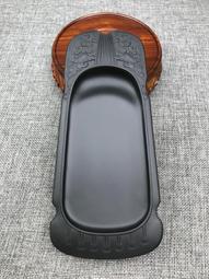 ！！ 硯臺文房四寶～ 歙硯精品！ 《清水出芙蓉》  天然原石， 歙硯黑龍潭！  尺寸18*11*2.5厘米，-2887 歷史價格詳細信息