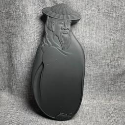 硯臺精品歙硯 文房四寶 《笑口常開》 歙硯銀星黑龍潭！ 尺寸14.5*10.5*3厘米，無包裝！-2737 歷史價格詳細信息