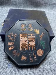 90年代程君房徽墨舊藏老墨精品：吉慶有余，傳世收藏佳品，加水研磨即成墨汁，寫字畫畫皆宜，更適合收藏， 【墨品-3740 歷史價格詳細信息