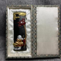 90年代程君房徽墨舊藏老墨精品：吉慶有余，傳世收藏佳品，加水研磨即成墨汁，寫字畫畫皆宜，更適合收藏， 【墨品-3740 歷史價格詳細信息