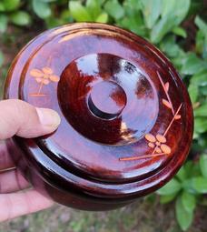 日本茶盒，日本木盒，應該是杉木，自帶木香，一木整挖，原盒原證，全品老物，直徑109，高度60，低勿議。-5759 歷史價格詳細信息