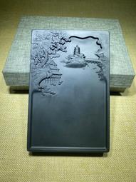 【文房四寶】修水石壹指硯4.5寸研墨硯臺安徽歙硯硯臺原石料  書法專用 帶盒 滿299起送 歷史價格詳細信息