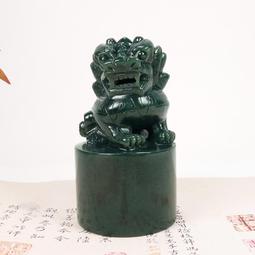 印章 刻章 和田玉印章天然玉石和田青花玉印章料擺件藏書篆刻收藏擺件手把件 歷史價格詳細信息