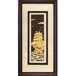 **開運陶源**金箔畫禮品 純金豐實系列~【一帆風順】....20 x 25cm 歷史價格詳細信息