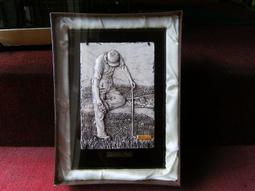 琑琅山陶坊 高爾夫球 人物 手工 陶板 掛飾-9 書畫 掛畫 壁飾 擺飾 收藏 藝術品 藝品 禮品 送禮 鶯歌 陶瓷 歷史價格詳細信息