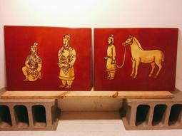 兵馬俑將軍武士玻璃鋼雕塑仿銅樹脂士兵人物雕像門口酒店廣場擺件 歷史價格詳細信息