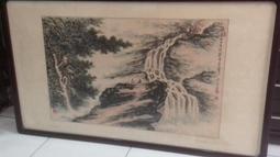 名畫家蔡一鳴清風雅竹真蹟免運 歷史價格詳細信息