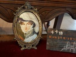 【卡卡頌  歐洲古董】義大利老件 兩小無猜 冷瓷 木座 瓷偶  p1690 歷史價格詳細信息