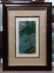 ◎『佳家畫廊』&rarr;【藝術彩釉陶瓷版畫~平安富貴~青花瓶/窗花】1◎新居/送禮/設計師/民宿/庫存出清特價 歷史價格詳細信息