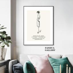 C - R - A - Z - Y - T - O - W - N　時尚摩登人物藝術裝飾畫臥室背景掛畫北歐風格酒店客廳 歷史價格詳細信息