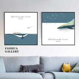 C - R - A - Z - Y - T - O - W - N　藍色抽象掛畫 簡約藝術掛畫 設計師掛畫 三聯抽象掛畫 歷史價格詳細信息