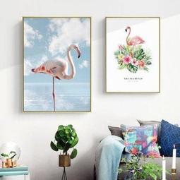 ART。DECO INS北歐簡約美式複古鹿頭裝飾畫畫芯沙發背景牆掛畫(4款可選) 歷史價格詳細信息