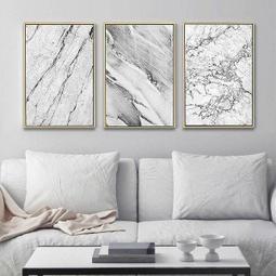 ART。DECO  北歐現代簡約抽象色塊床頭畫掛畫裝飾畫畫芯畫布微噴 歷史價格詳細信息