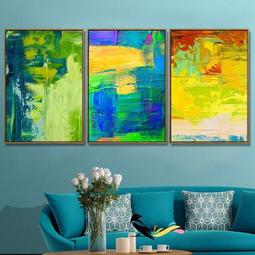 ART。DECO 現代簡約裝飾畫客廳創意三聯掛畫北歐風格餐廳親子餐廳兒童房掛畫(9款可選) 歷史價格詳細信息