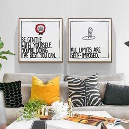 北歐風格客廳裝飾畫簡約創意餐廳牆面組合掛畫沙發背景牆壁畫 歷史價格詳細信息