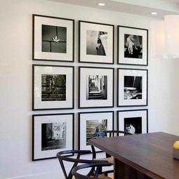 ART。DECO 黑白碎片 現代簡約玄關裝飾畫單聯巨幅有框畫雙聯臥室餐廳掛畫(2款可選) 歷史價格詳細信息