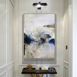 ART。DEC 金色花卉抽象時尚巨幅掛畫客廳沙發背景牆壁畫室內設計時尚掛畫住宅空間玄關高檔抽象藝術大氣裝飾畫(4款可選) 歷史價格詳細信息