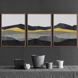 ART。DECO 金色仙人掌掛畫版畫新家裝潢裝飾掛畫態度貓北歐客廳裝飾畫臥室掛畫卡通小清新餐廳壁畫兒童房床頭畫 歷史價格詳細信息