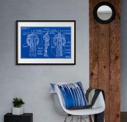 ART。DECO 藍調現代簡約地中海風格玄關裝飾畫印染圖案客廳掛畫樣板間壁畫(12款可選) 歷史價格詳細信息