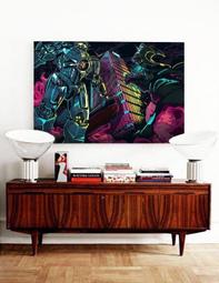 ART。DECO 綠色海岸地中海裝飾畫現代客廳掛畫中式餐廳壁畫三聯畫臥室牆畫(3款可選) 歷史價格詳細信息