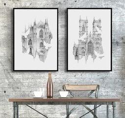 簡約餐廳掛畫 卡通風立體壁畫兒童房裝飾畫心藝術手繪油畫 歷史價格詳細信息