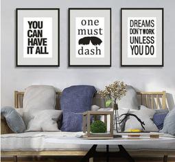 ART。DECO  北歐風現代簡約藍色油畫魚群裝飾畫畫芯噴繪打印畫布(3款可選) 歷史價格詳細信息