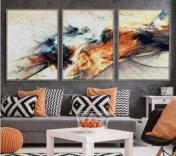 ART。DECO 現代簡約裝飾畫客廳掛畫黃色字母牆畫文字箴言勵志壁畫(4款可選) 歷史價格詳細信息