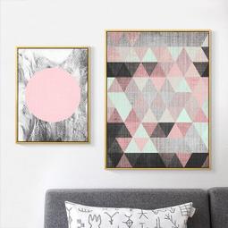 【北歐客廳裝飾畫】入戶玄關走廊過道掛畫 豎版現代簡約玄幻晶瓷墻壁畫 歷史價格詳細信息