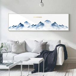 原木風客廳裝飾畫事事如意新中式 感壁畫三聯畫沙發背景墻掛畫 歷史價格詳細信息