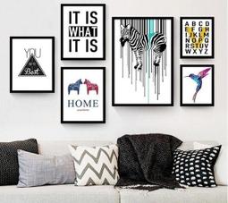 ART。DECO 北歐現代簡約意境風景裝飾畫畫芯畫布高清微噴(2款可選) 歷史價格詳細信息