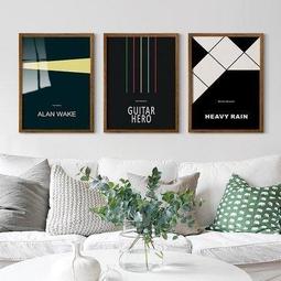 ART。DECO 北歐現代簡約意境風景裝飾畫畫芯畫布高清微噴(2款可選) 歷史價格詳細信息