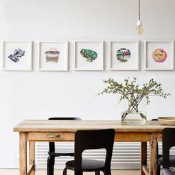 ART。DECO 原創新中式客廳臥室裝飾畫壁畫水墨國畫植物花卉石蒜芙蓉菖蒲 歷史價格詳細信息