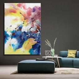 ART。DECO 現代簡約大尺寸裝飾畫玄關走廊過道壁畫臥室餐廳高清壁畫肌理掛畫(兩款可選) 歷史價格詳細信息