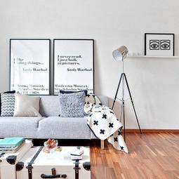 ART。DECO 黑白碎片 現代簡約玄關裝飾畫單聯巨幅有框畫雙聯臥室餐廳掛畫(2款可選) 歷史價格詳細信息