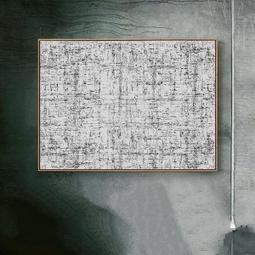 ART。DECO 抽象黑白幾何藝術圖案簡約現代客廳裝飾畫臥室壁畫餐廳玄關無框畫(5款可選) 歷史價格詳細信息