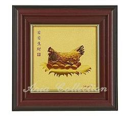 純金箔畫 馬到成功 24x18公分 ELS0811-06 可落款 附保證書 歷史價格詳細信息