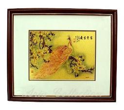 純金箔畫 吉祥系列 大展鴻圖 老鷹 25x50公分 0615A2550-03 可落款 附保證書 歷史價格詳細信息