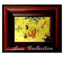 招財進寶書法擺臺紅色喜慶合體字辦公桌裝飾字畫擺件客廳書房掛畫 歷史價格詳細信息