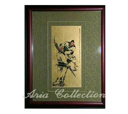 純金箔畫 鶼鰈情深 桌上型 13.5x10.5公分 G019-GF001 附保證書 歷史價格詳細信息