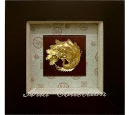 純金箔畫 吉祥系列 大展鴻圖 老鷹 25x50公分 0615A2550-03 可落款 附保證書 歷史價格詳細信息