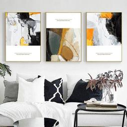 ART。DECO  抽象現代簡約形意意境玄關裝飾畫芯高清微噴打印壁畫畫心(5款可選) 歷史價格詳細信息