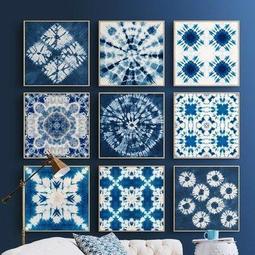 簡約客廳裝飾畫玄關樣板間掛畫立體大衛雕像九宮格實物畫 歷史價格詳細信息