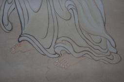 名畫品復刻潘天壽巖菊寫意花鳥畫國畫掛畫藝術微噴臨摹裝飾畫 歷史價格詳細信息