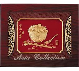 足金金箔畫 壹帆風順帆船 喬遷新居禮品輕奢搬家開業高檔玄關擺件 歷史價格詳細信息