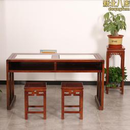 實木書法桌臨摹桌椅 學校數字教室投影桌 培訓班榆木國學課桌 歷史價格詳細信息