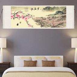 絲綢卷軸王安石詩詞登飛來峰招財字畫啟功書法掛畫定制辦公室掛畫 歷史價格詳細信息